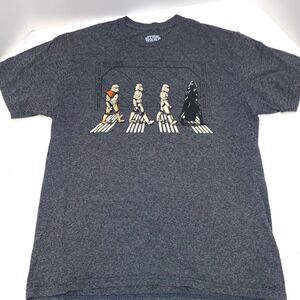 Star Wars Abbey Road Mens Stormtrooper Gray T-Shirt Size Large